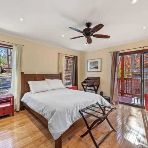 Bedroom #1: queen bed, main floor