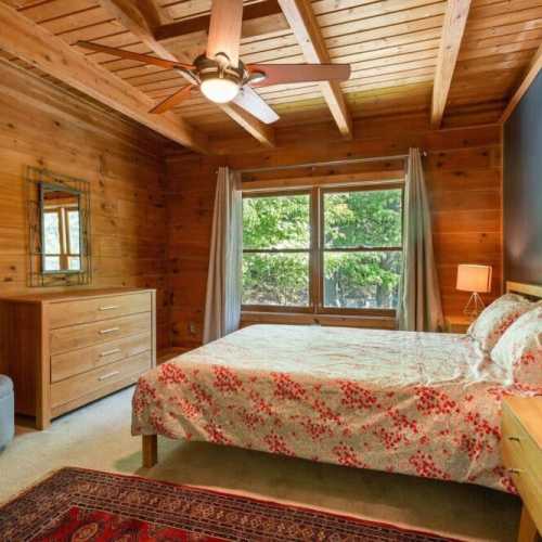 Bedroom #1: queen bed, main floor