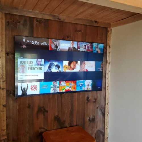 65" 4k TV in the basement