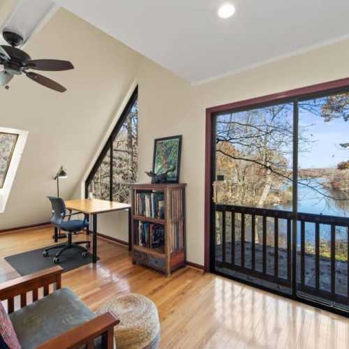 Bedroom #3: top floor, queen bed (bed recently added and not pictured here)