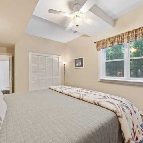 Bedroom 3: king bed, lower level