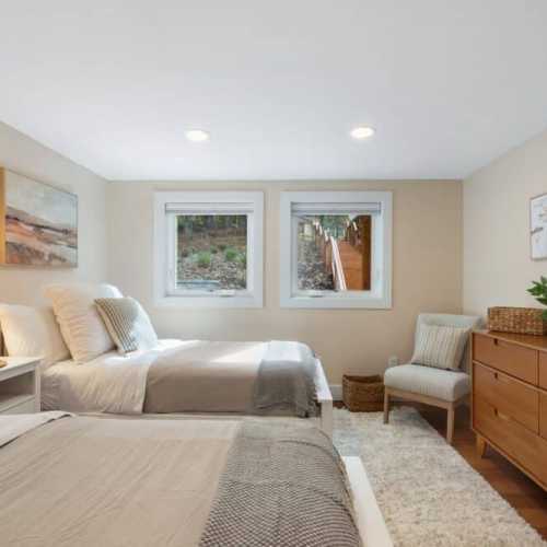 Bedroom #2: two twin beds, main floor