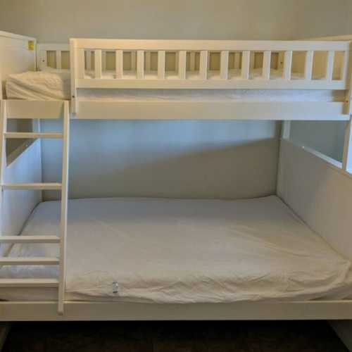 Bedroom #4: bunk bed on lower level