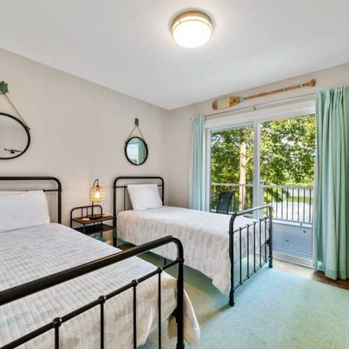 Bedroom #2: two twin beds on main floor