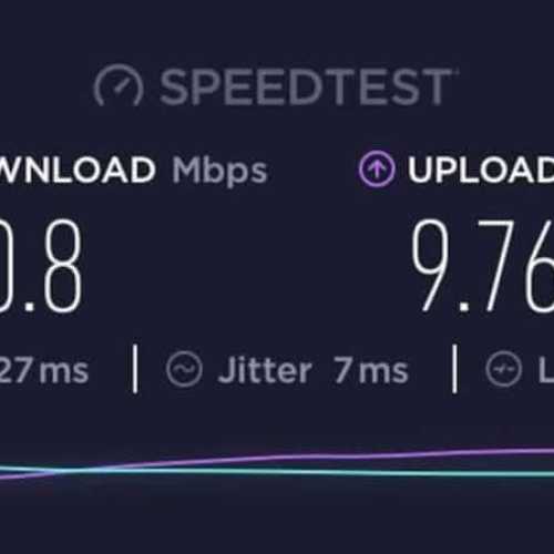 Wifi speeds are about 10 Mbps