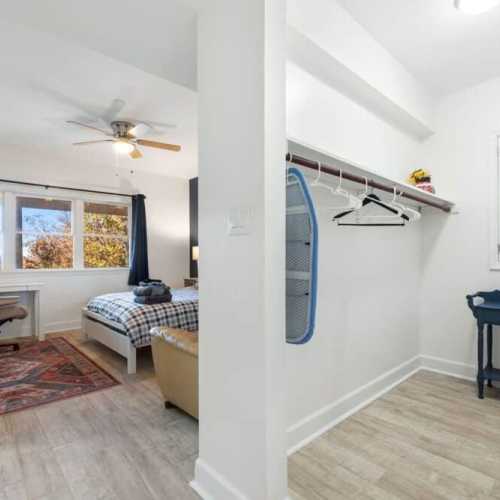 Bedroom #4: lower level, queen bed with en suite bathroom