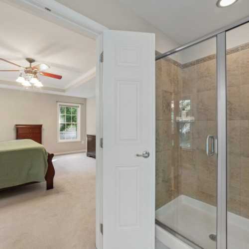 Bathroom #1: full bathroom with separate shower and large soaking tub