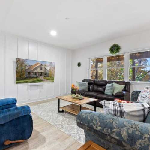 Lower level rec room