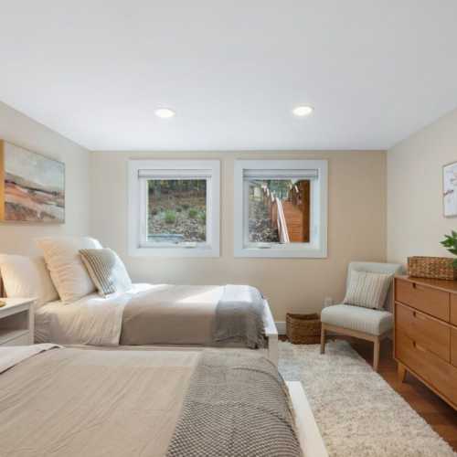 Bedroom #2: two twin beds, main floor