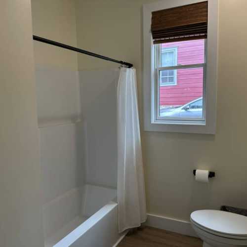 Bathrom #1: full bathroom with shower/bathtub combo in the master bedroom
