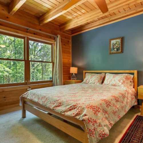 Bedroom #1: queen bed, main floor