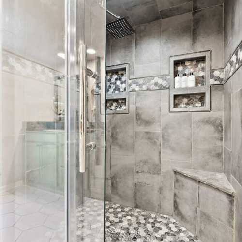 Bathroom #1: top floor, en suite for bedroom #1