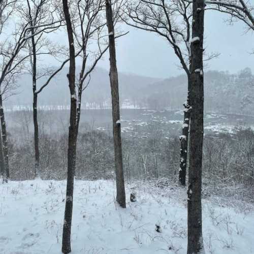 As long as you can get here, the view is incredible under a fresh snow!