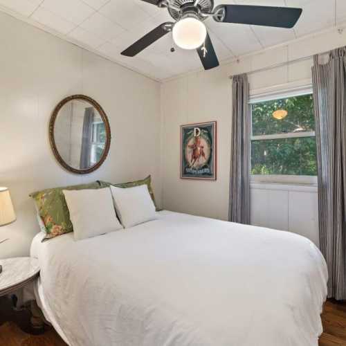 Bedroom #3: double bed on main floor