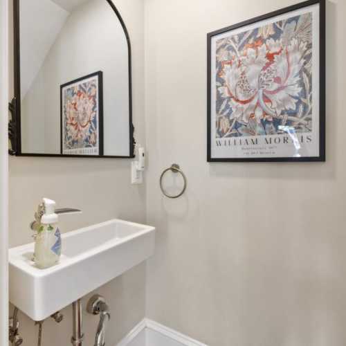 Bathroom 2: powder room on the main floor