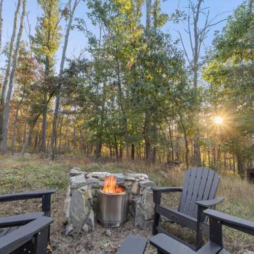 Enjoy cool nights by the fire pit!