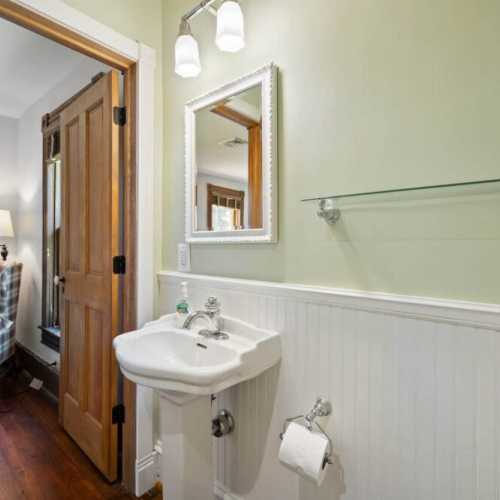 Bathroom #5: en suite bathroom for bedroom #5 with shower