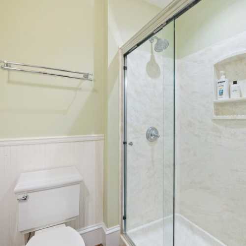 Bathroom #5: en suite bathroom for bedroom #5 with shower