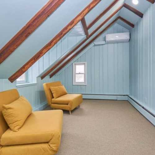 Bedroom #5: queen bed on 3rd floor with en suite full bath