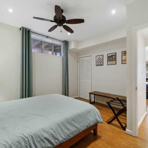 Bedroom #4: queen bed, lower level