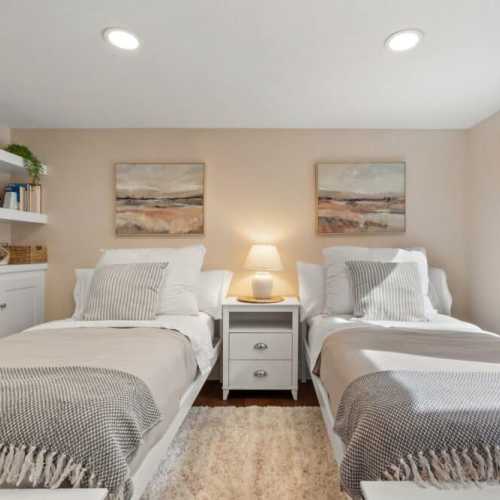 Bedroom #2: two twin beds, main floor