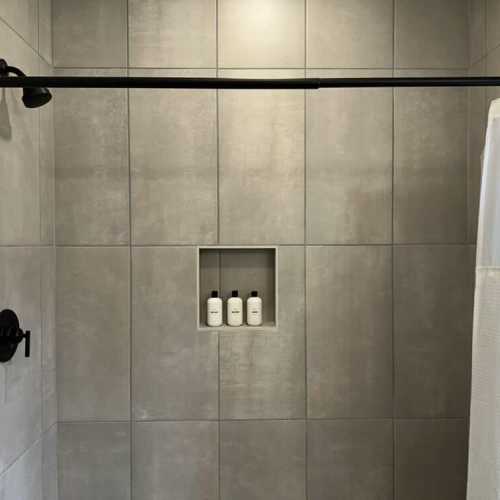 Bathroom #2: full bathroom with shower on main floor