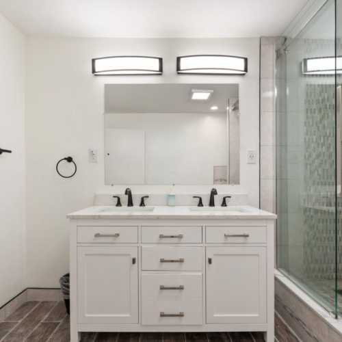 Bathroom #3: full bathroom with shower on lower level
