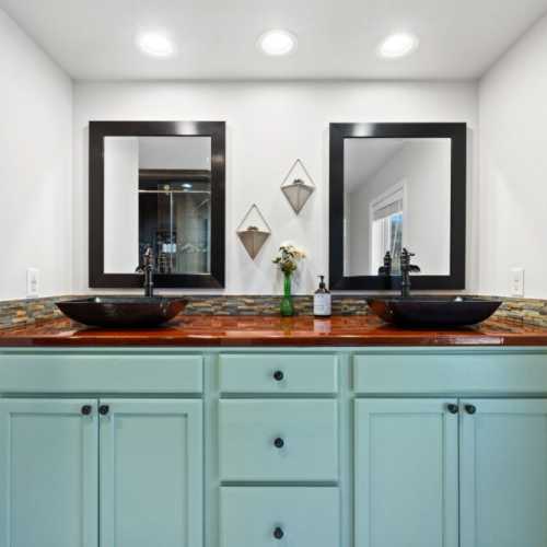Bathroom #1: top floor, en suite for bedroom #1