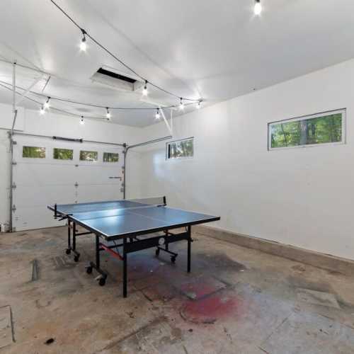 Enjoy a game of ping pong in the garage (just off the dining room)!