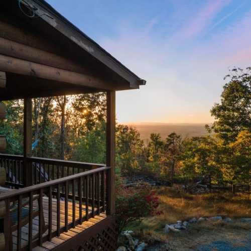 Enjoy these sunset views from your front porch!