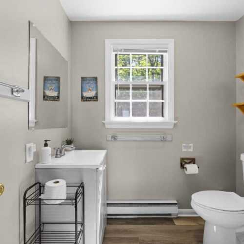 Bathroom: full bathroom with shower