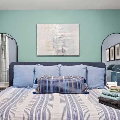 Bedroom #3: king bed on the main floor