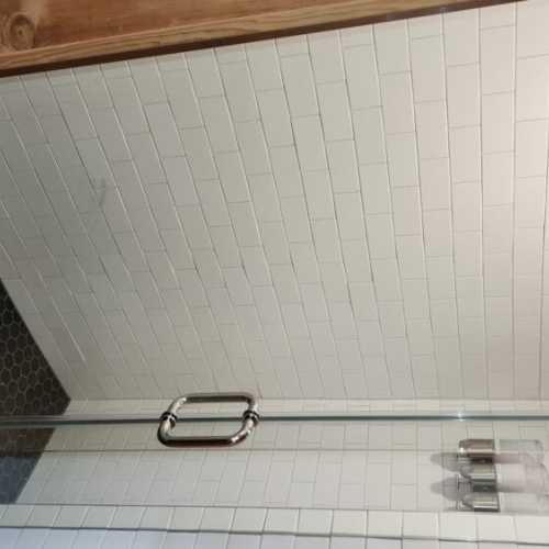 Bathroom #1: Main floor full bath with shower, shared by lower bedrooms and great room
