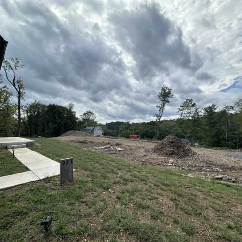 The lots next door have been cleared for construction, which could begin at any time