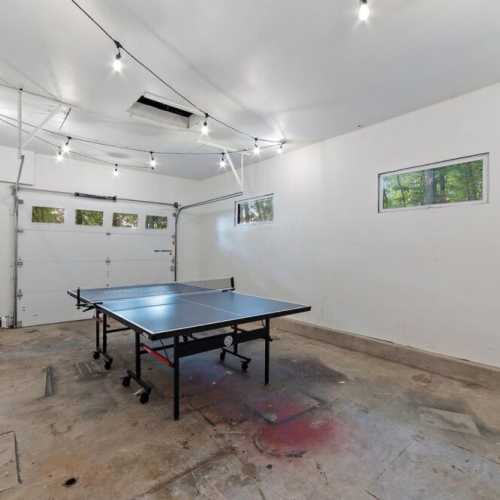 Enjoy a game of ping pong in the garage (just off the dining room)!