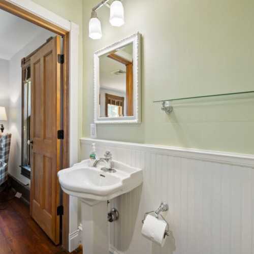 Bathroom #5: en suite bathroom for bedroom #5 with shower