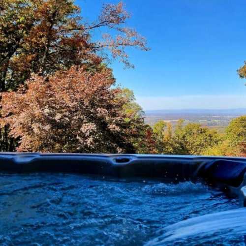 Please note that the hot tub is located beneath the deck