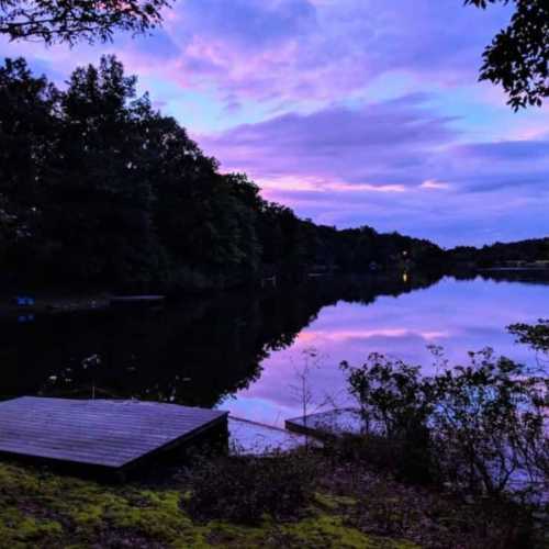 You can't beat sunsets over the lake!