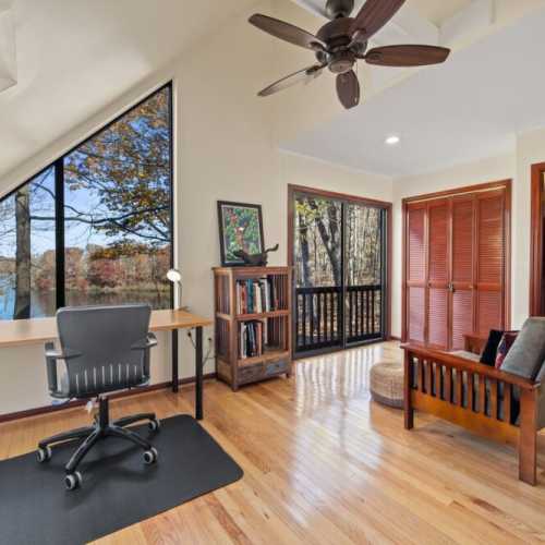 Bedroom #3: top floor, queen bed (bed recently added and not pictured here)