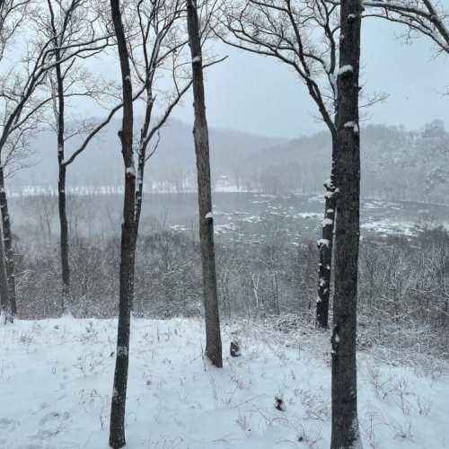 As long as you can get here, the view is incredible under a fresh snow!